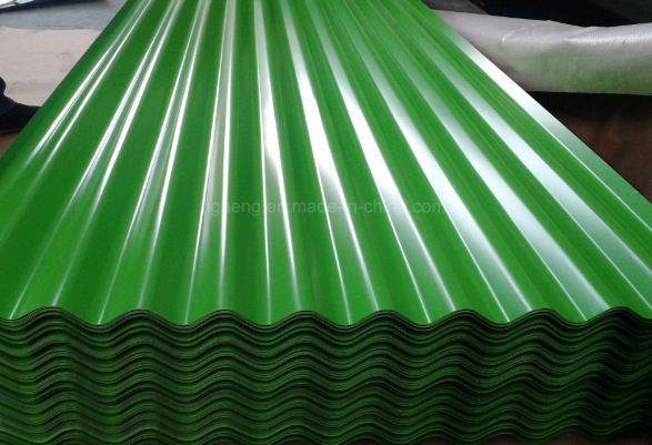 Building Material Corrugated Colorful Steel Roofing SheetsTiles