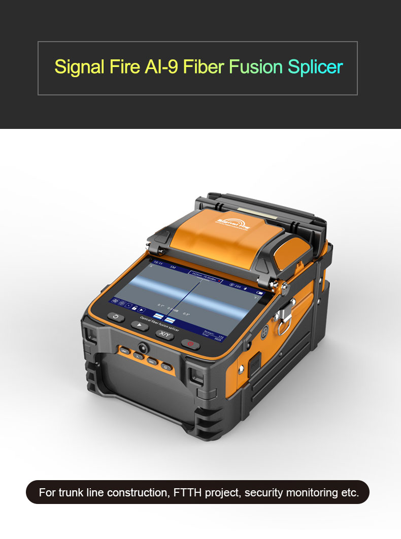 Inexpensive Splicing Machine Signal Fire Original Factory Model AI9 with Six Motors Builtin Vfl and Opm