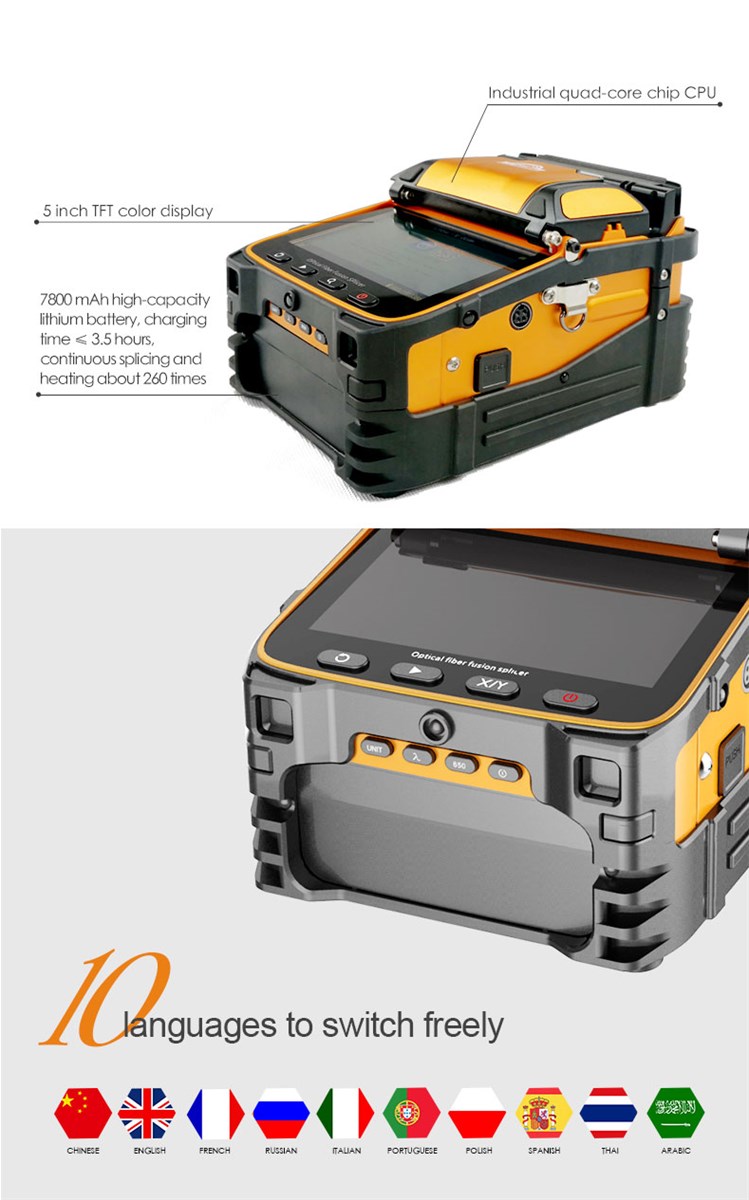 Inexpensive Splicing Machine Signal Fire Original Factory Model AI9 with Six Motors Builtin Vfl and Opm