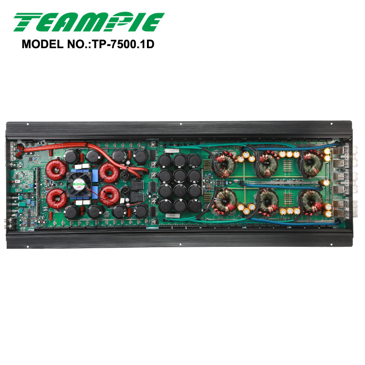 High Quality Car Audio Amplifier 7500W Competition High Power Car Amplifier Mono Block Class D