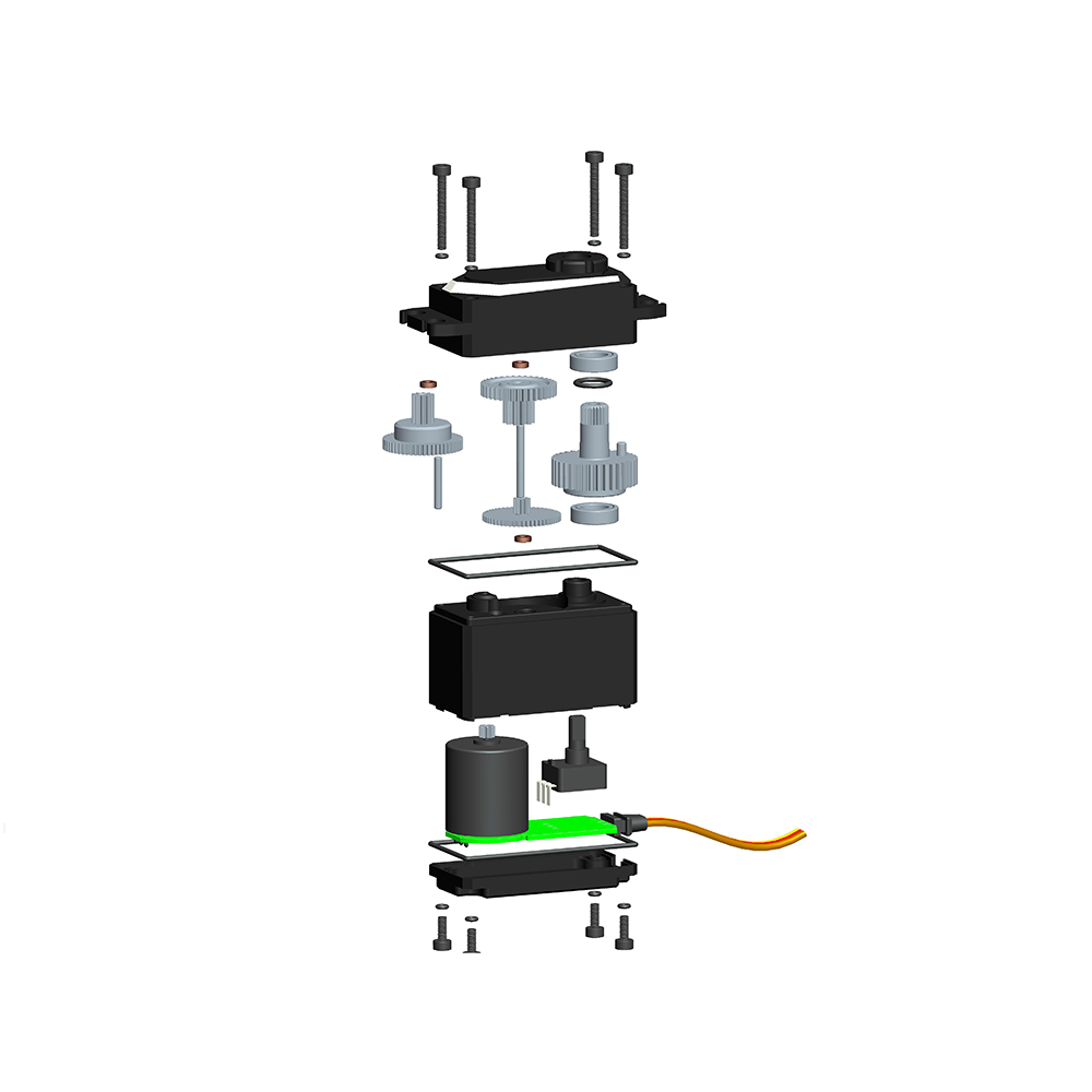 CY Servo Thunder1 HV Brushless IPX8 Waterproof Stainless Steel Gears Precision 30Double Bearing Ball 25T PWM Servo