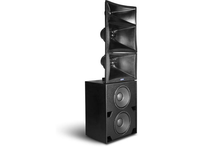 double 15 inch three way passive screen speaker system KTVcinema sound syste TC845
