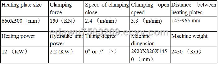 APG Clamping Machine for APG Process for Epoxy Resin Insulator