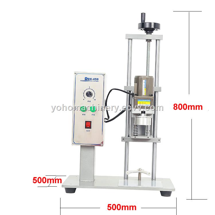 DDX450 Hot sale professional manufacturer glass jarbottle twist off cap vacuum capper machine for sale