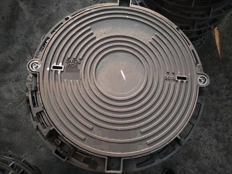 Ductile Iron Manhole Cover with Frame Jufeng Casting