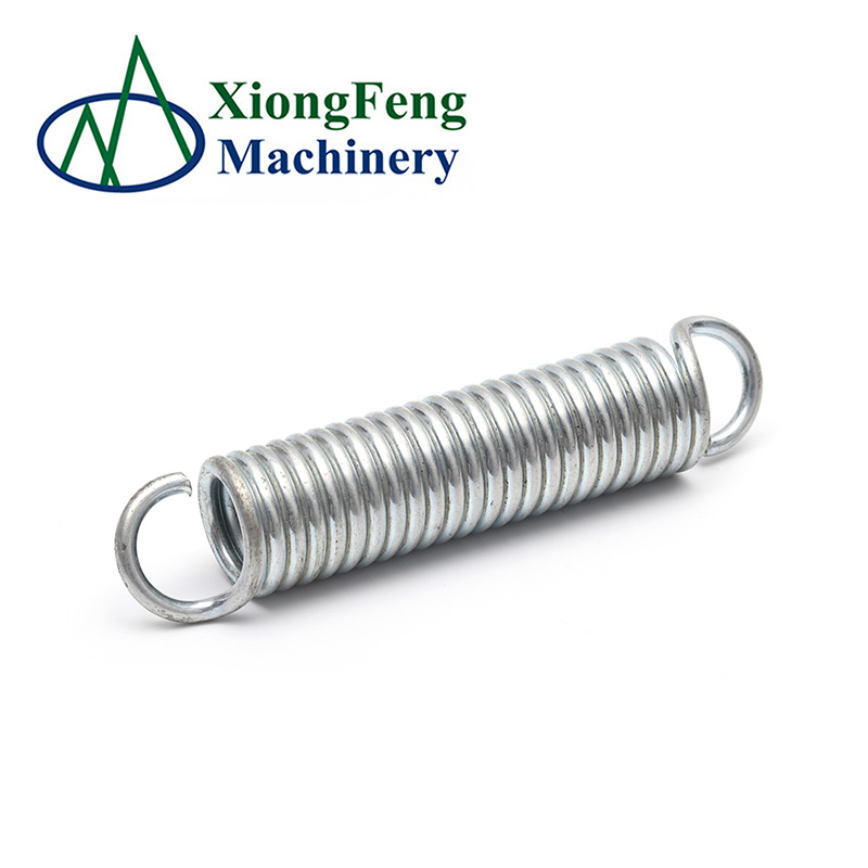 Customized Non Standard Stainless Steel double hook tension spring high precision black double hooks tension spring