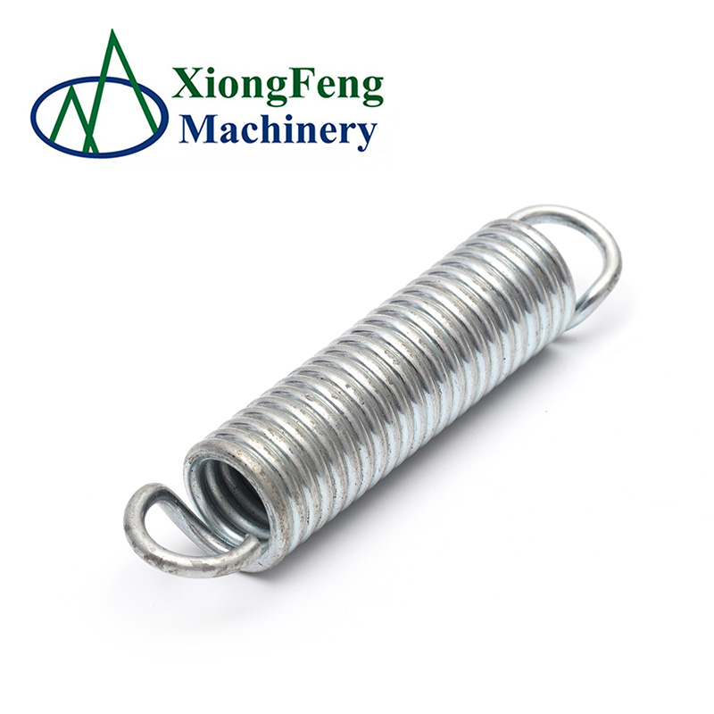 Customized Non Standard Stainless Steel double hook tension spring high precision black double hooks tension spring