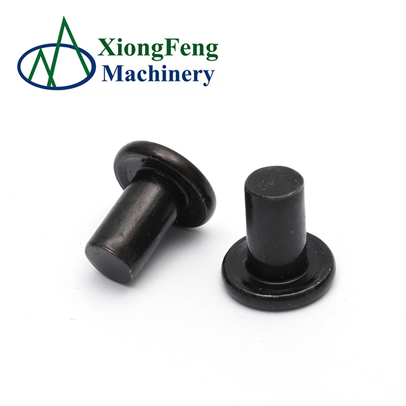 Cold heading rivets bolts car parts fasteners with steel aluminum brass material dome head copper rivets