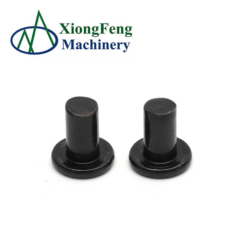 Cold heading rivets bolts car parts fasteners with steel aluminum brass material dome head copper rivets