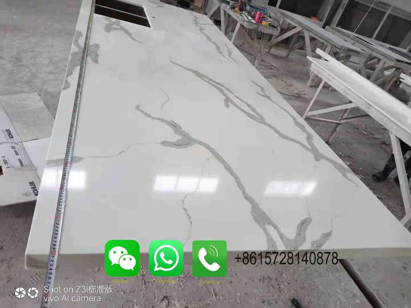 Custom Marble Stone Home Kitchen Vanity Table Tops