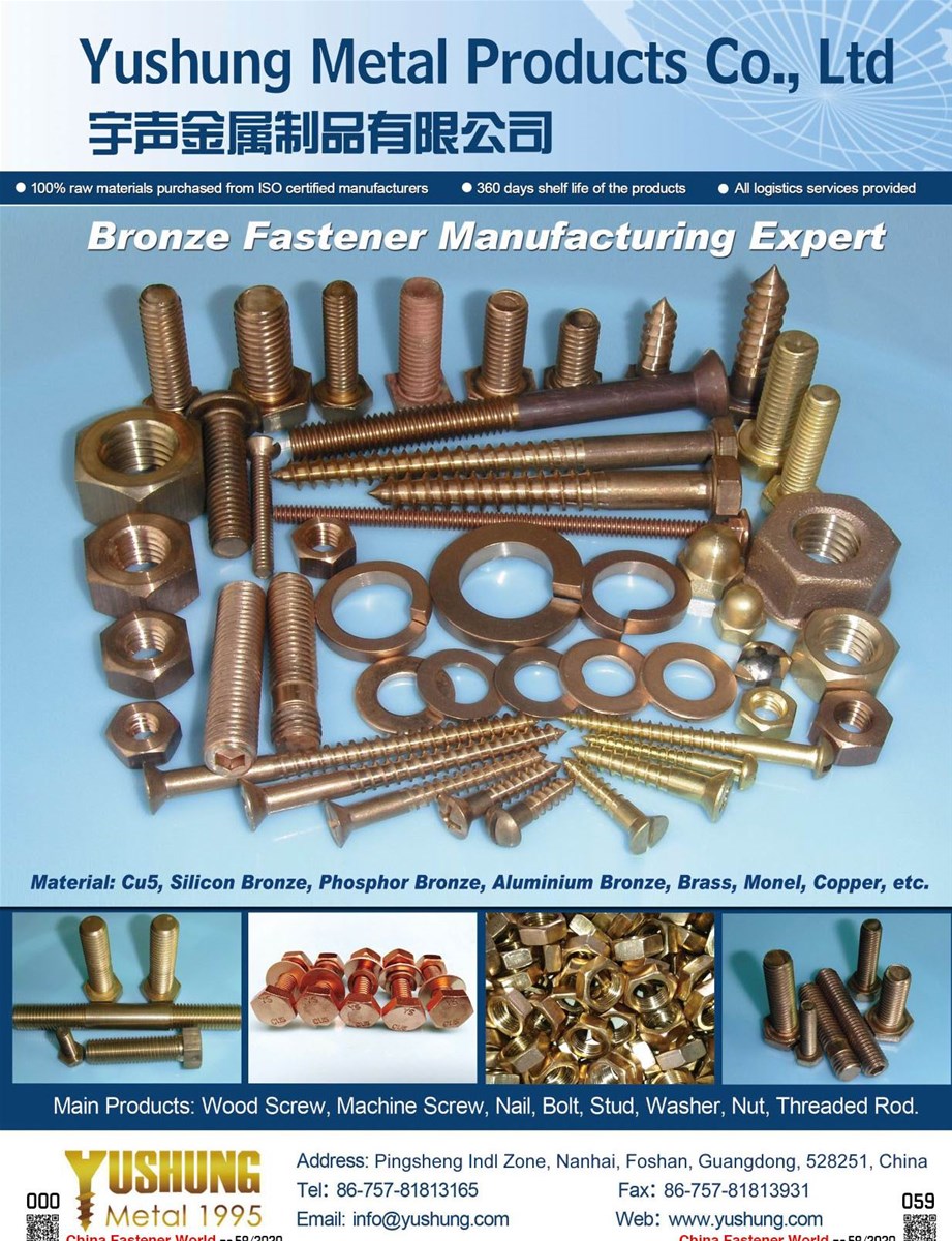 Monel 400 Wood Screws Cutting Threads