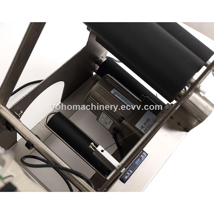 High Performance semi automatic round bottle labeling machine with code printer