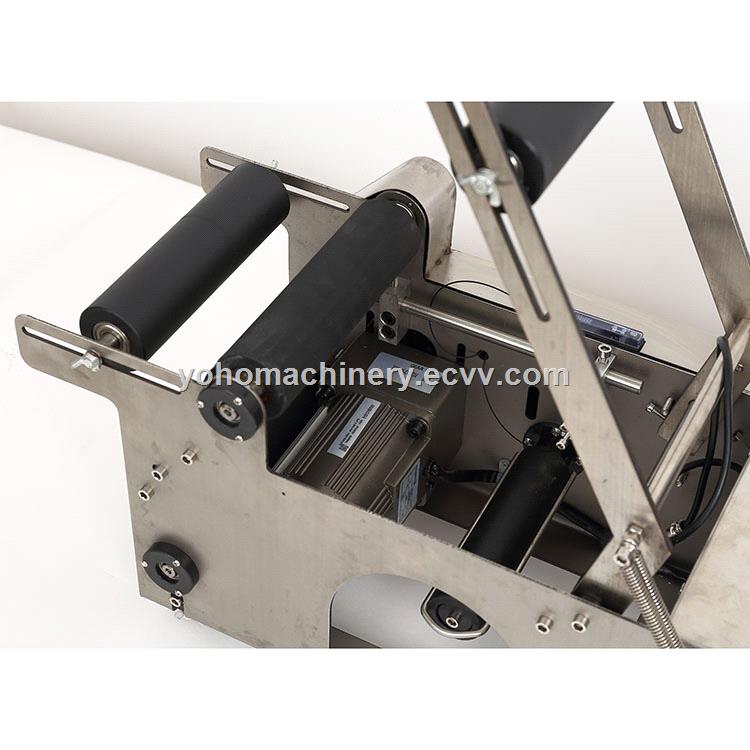 High Performance semi automatic round bottle labeling machine with code printer