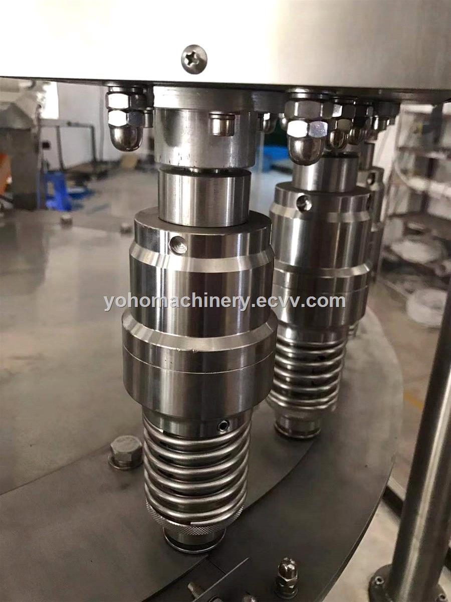 automatic rotary filling capping machine for ice cream stand up filling and capping machine