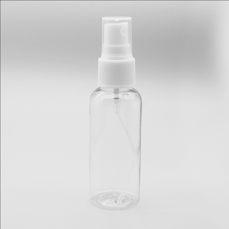 50ml PET plastic disinfectant bottles 50ml empty cosmetic spray bottle