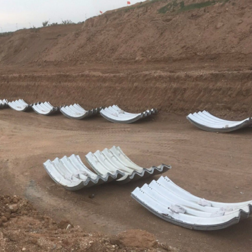 semicircle galvanized metal steel corrugated culvert pipe