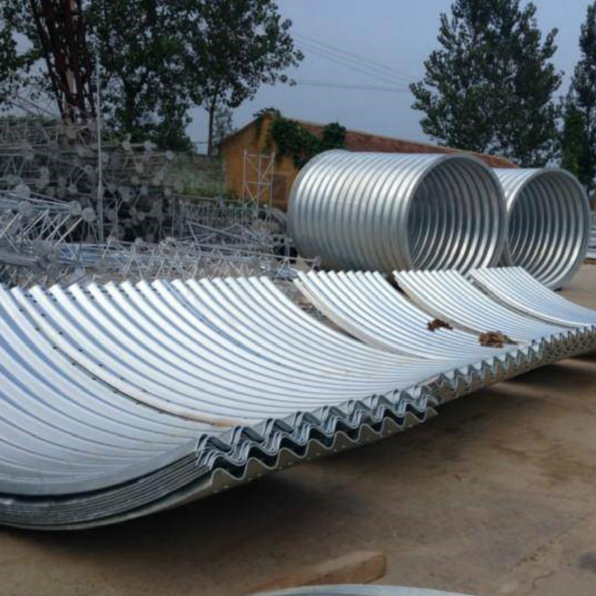 Factory Price of Galvanized Corrugated Steel Culvert Pipe for Culvert construction