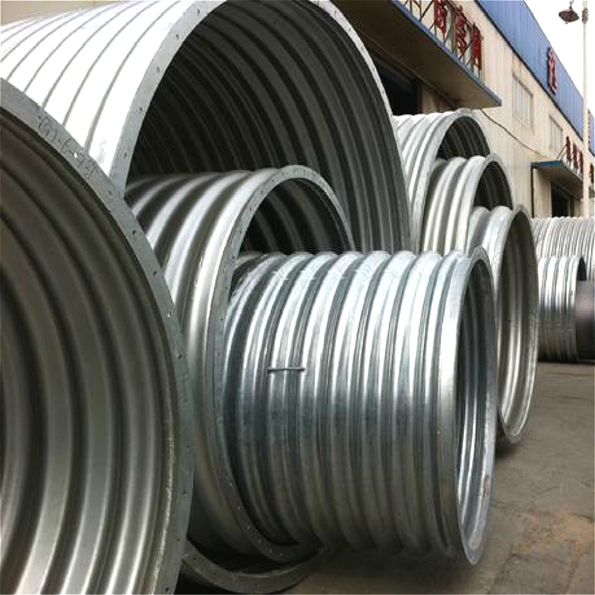 Round Large Diameter of Tank Use Galvanized Corrugated Steel Culvert Pipe