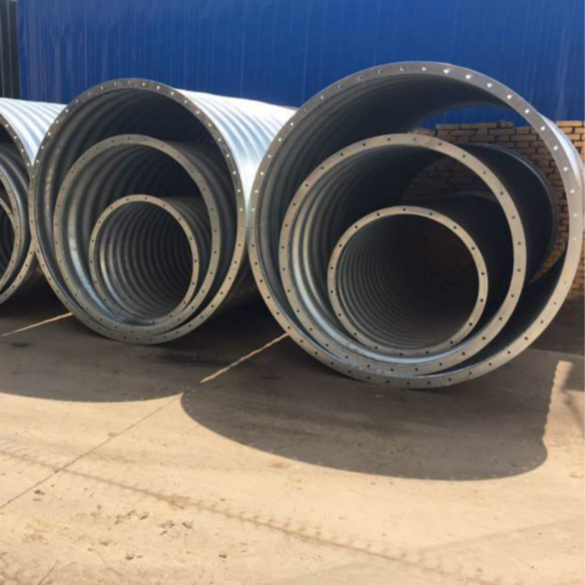 Galvanized corrugated steel tube Corrugated steel pipe with China factory price