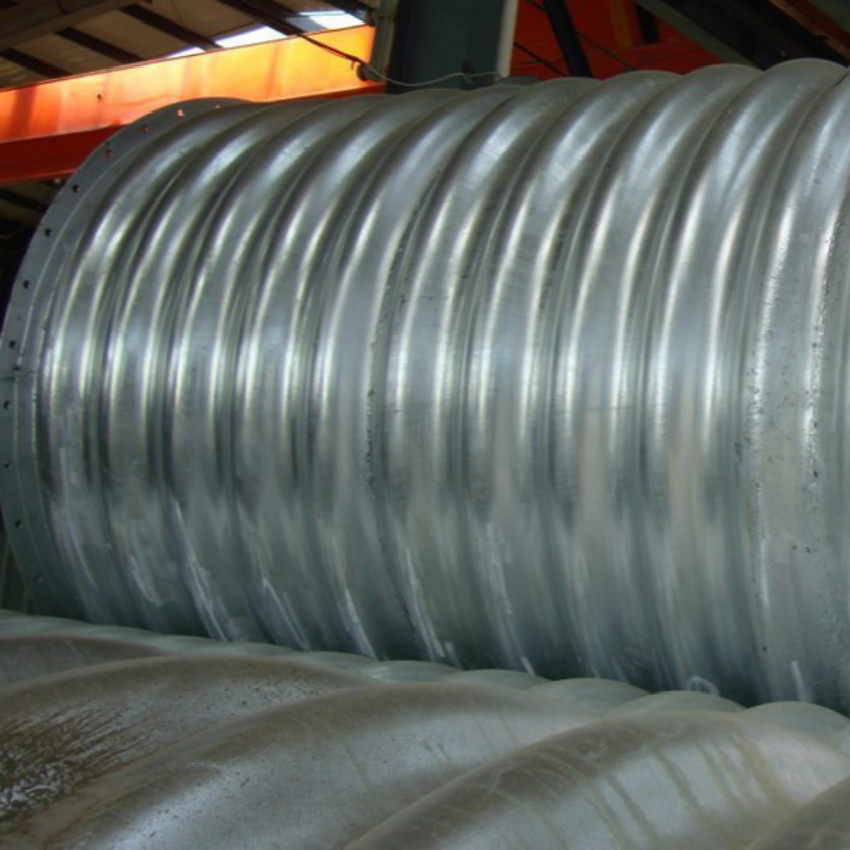 driveway and railway culvert assembly corrugated culvert metal pipe