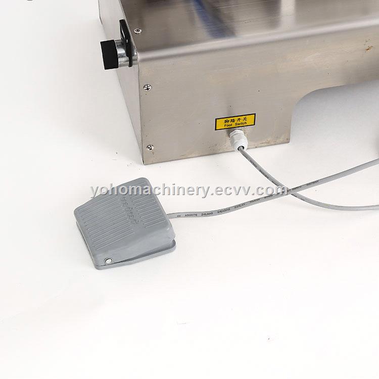 semiauto pneumatic paste filling machine jam ketchup yogurt cosmetic cream filling machines with heating mixer
