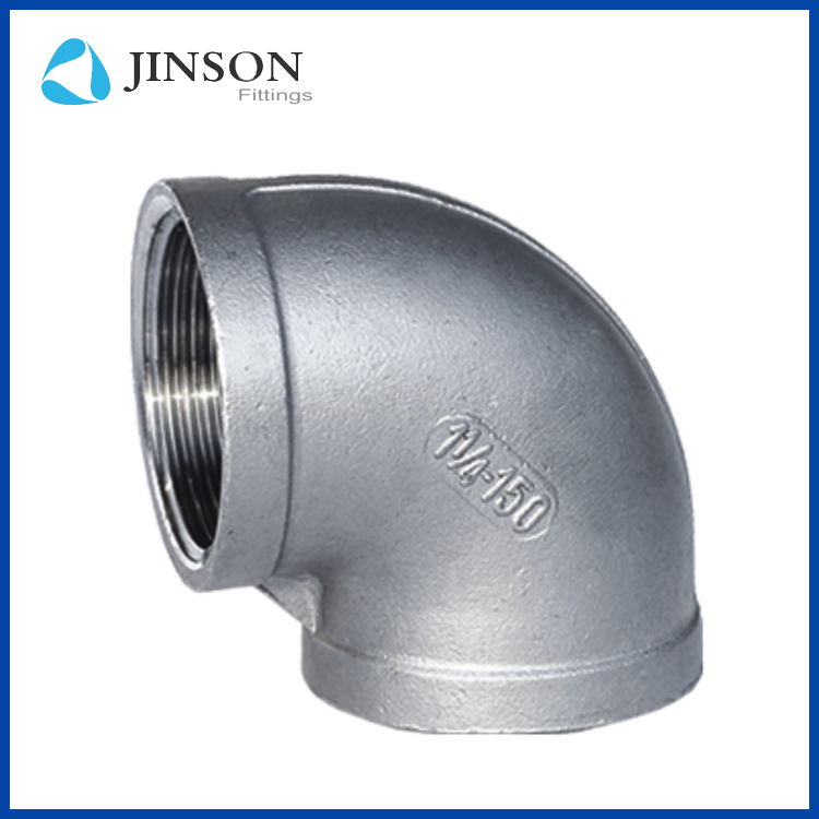 stainless steel 150lbs 90 elbow