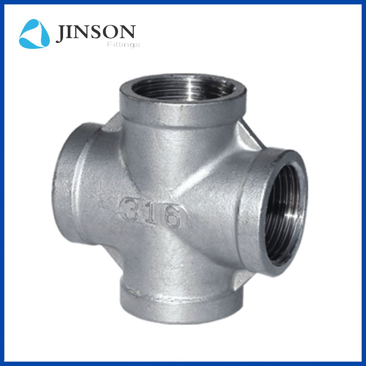 stainless steel BSP 150lbs cross