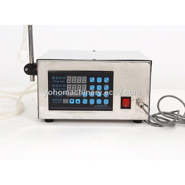 table top small digital control magnetic pump volume liquid filling machine