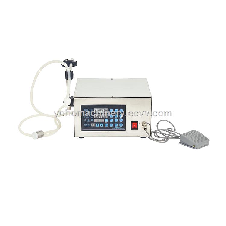 table top small digital control magnetic pump volume liquid filling machine