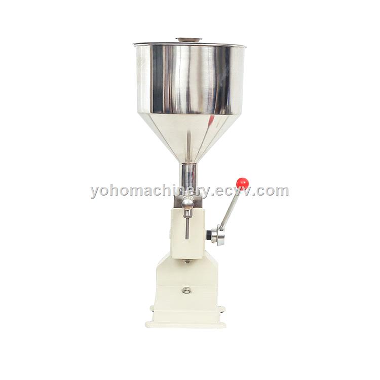 A03 Small Manual Bottle Oil Filling Machine 50ml Liquid Paste Filler