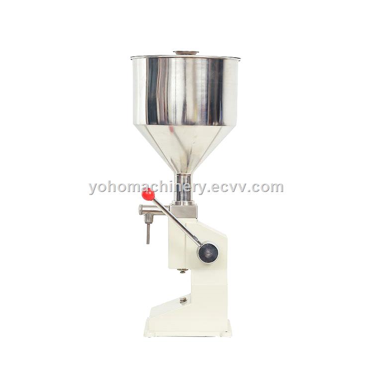 A03 Small Manual Bottle Oil Filling Machine 50ml Liquid Paste Filler