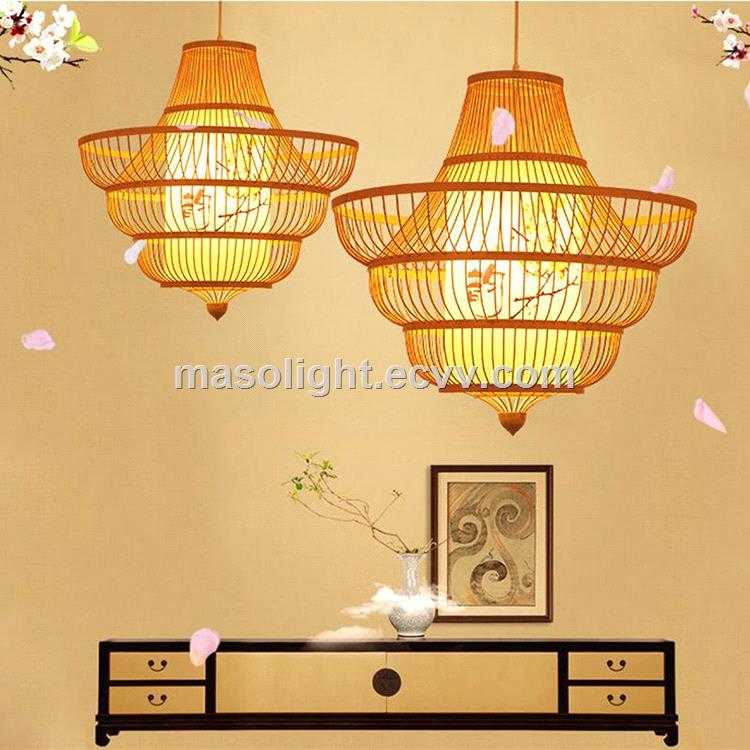 Natural bamboo product 2020 ceiling light pendant lamp