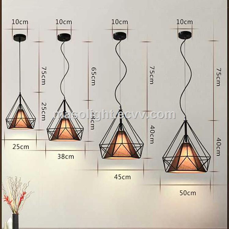 Nordic hanging lamps led linear kitchen pendant light