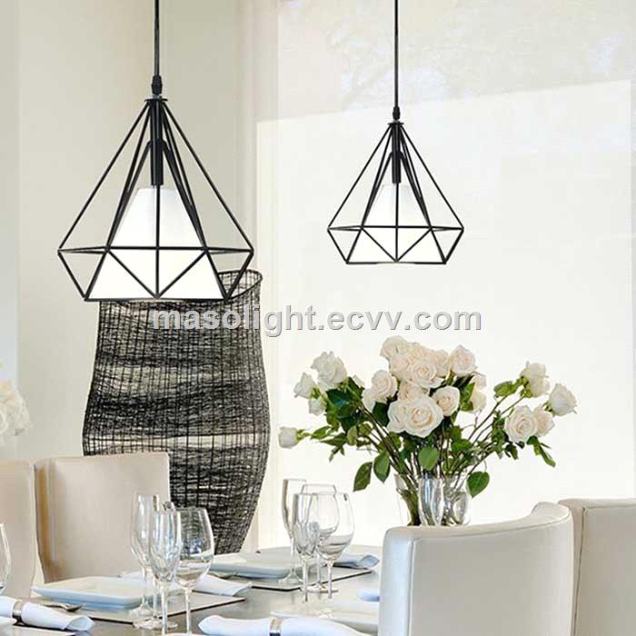 Nordic hanging lamps led linear kitchen pendant light