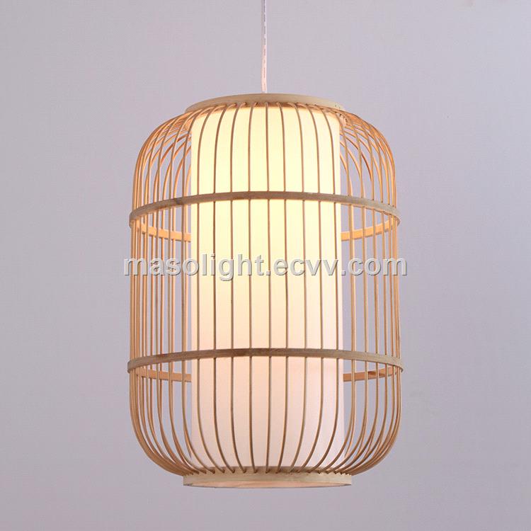 Seasonal decorations lantern hanging bamboo bird cage pendant lamp