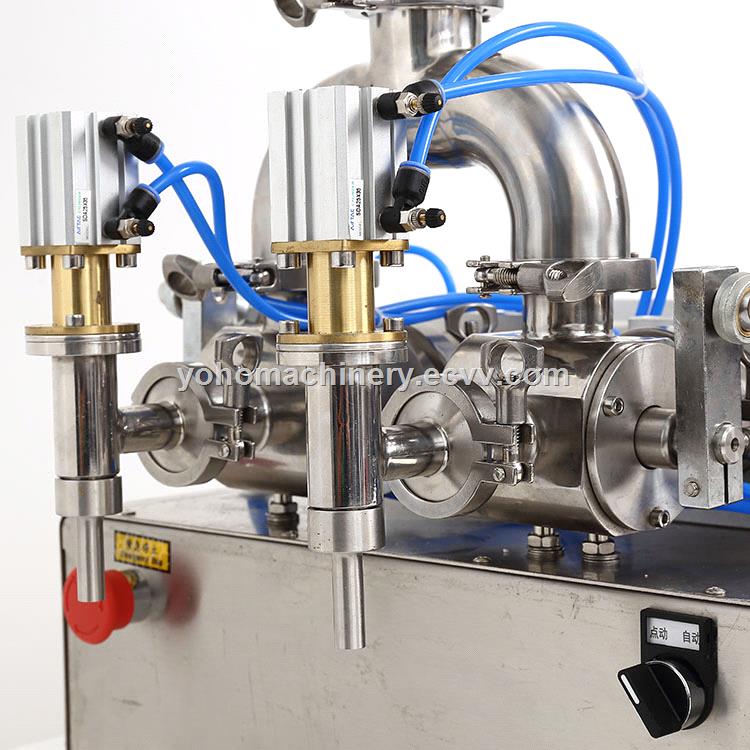 auto lotion bottle cosmetic filler water beverage honey cream piston paste liquid filling machine