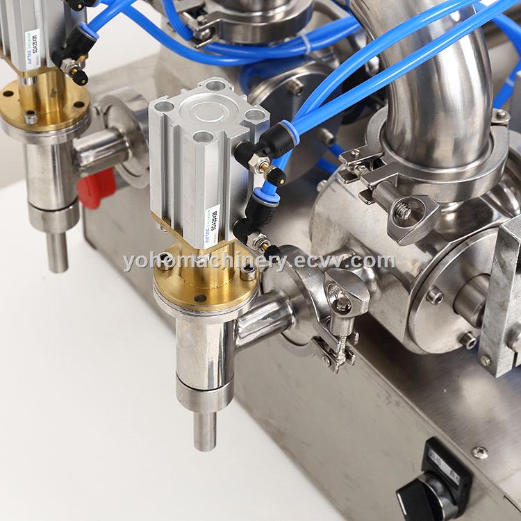 auto lotion bottle cosmetic filler water beverage honey cream piston paste liquid filling machine