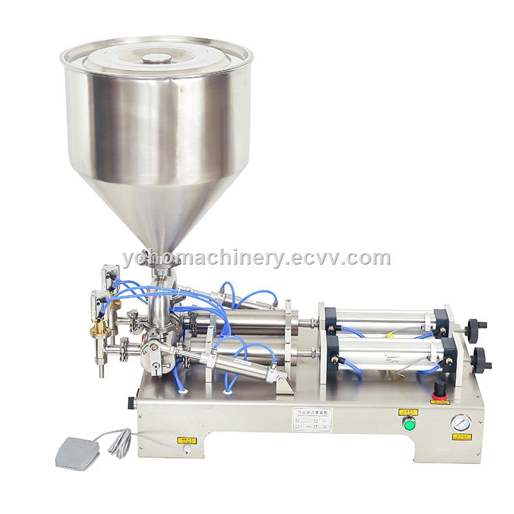 auto lotion bottle cosmetic filler water beverage honey cream piston paste liquid filling machine