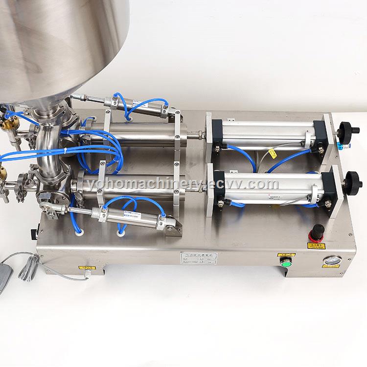 auto lotion bottle cosmetic filler water beverage honey cream piston paste liquid filling machine