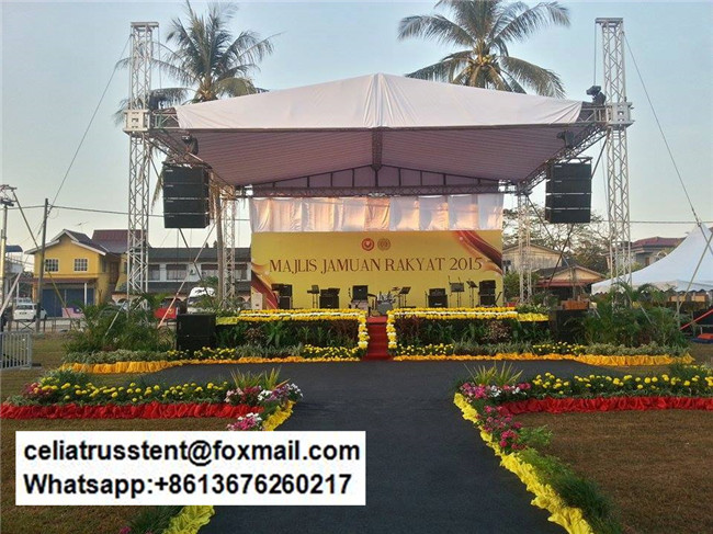 Concert Stage Truss Roof Structure