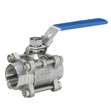 Stainless Steel 3pc Ball Valve with Thread