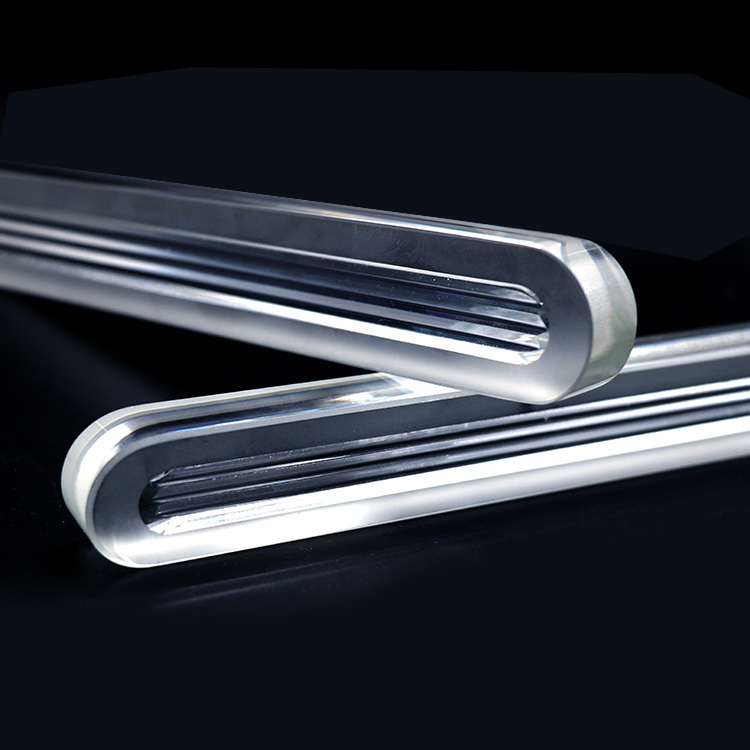 Transparent level gauge glass for water level