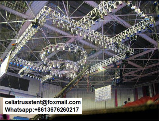 Eventos stage truss rigging design structure