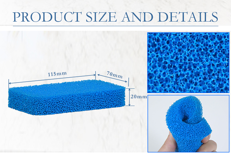 custom cleansing sponge clear silicone rubber china kitchen cleaning sponge honeycomb sponge