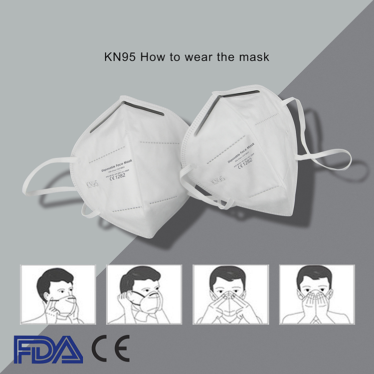 KN95 Disposable Face Mask Earloop with CE Certification