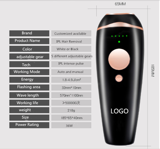 IPL Hair Removal Skin Rejuvenation Home Used Beauty Machine IPL Hair Removal Machine