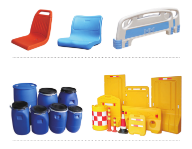 Plastic pallet making extrusion blow molding machine for tray