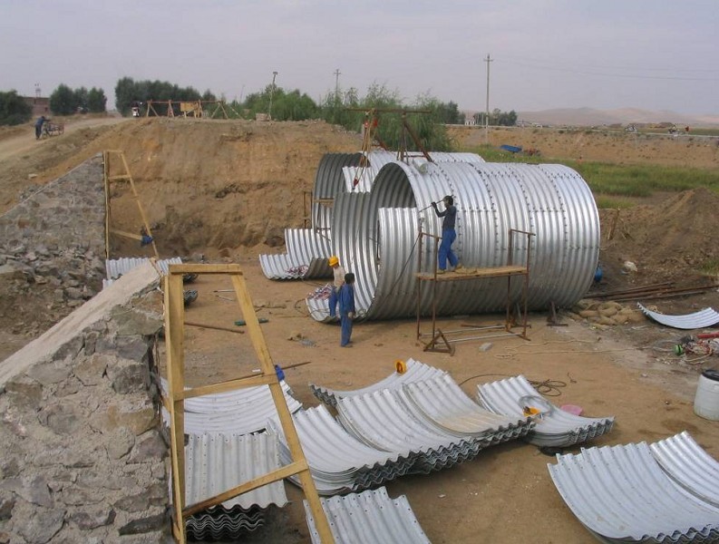 6 meter diameter galvanized culvert pipe for sale