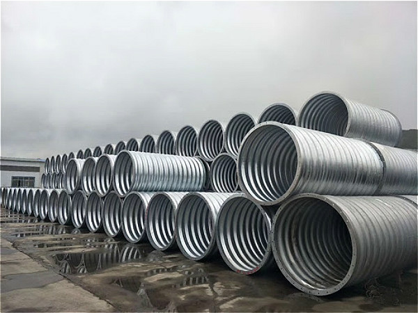 riveted galvanized steel corrugated culvert drainage pipe