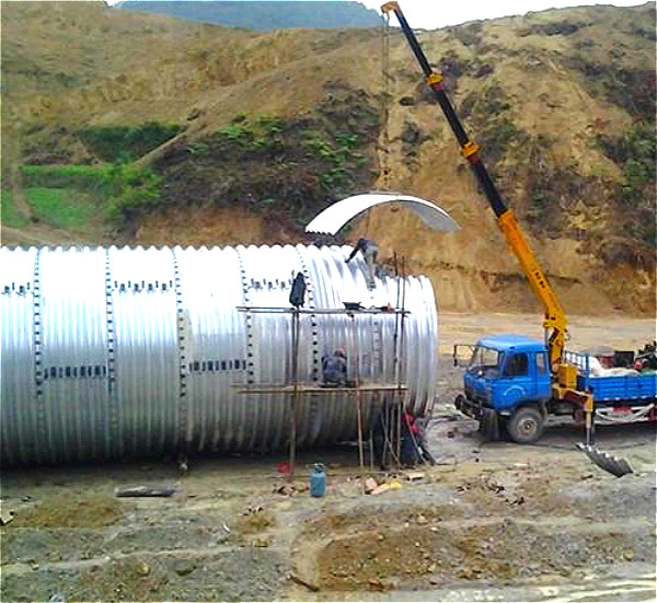corrugated steel metal culvert drainage pipe competitive price